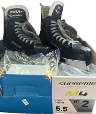 Patins de hóquei no gelo unissex Bauer Supreme Power X Control M4 comprimento 5,5 ajuste 2 comprar usado  Enviando para Brazil