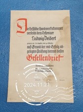 Gesellen brief schreiner gebraucht kaufen  Mannheim