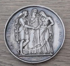 Médaille mariage argent d'occasion  Le Barp