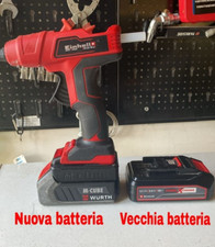 Adattatore batteria wurth usato  Matera