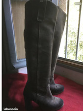 Bottes cuissardes daim d'occasion  Saint-Malo