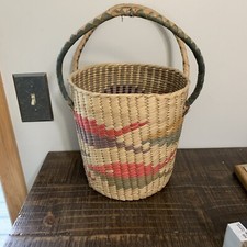 Handmade braided bucket for sale  Ontario