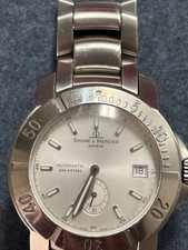 Relógio suíço masculino automático Baume & Mercier Capeland modelo 65367 mostrador branco comprar usado  Enviando para Brazil