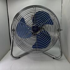 Antigo Patton Circulador de Ar Ventilador Industrial de Alta Velocidade 3 Velocidades Lâminas Azuis Funciona comprar usado  Enviando para Brazil