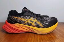 Tênis de corrida Asics Novablast 3 masculino tamanho 9.5 D preto 1011B458 comprar usado  Enviando para Brazil