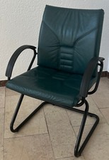 Schwingstuhl leder grün gebraucht kaufen  Planegg