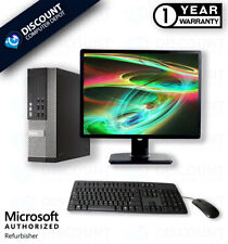 Computador desktop Dell OptiPlex PC Core i5 8GB RAM 1TB HD Windows 10 Pro 19" LCD  comprar usado  Enviando para Brazil