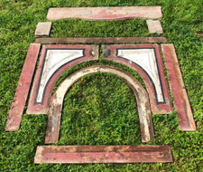Antique victorian arched for sale  Easton