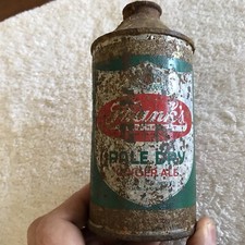LATA DE REFRIGERANTE FRANK’S PALE DRY GINGER ALE VINTAGE CONE TOP, RARA, MAS ÁSPERA, usado comprar usado  Enviando para Brazil
