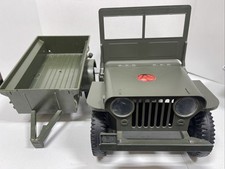 "Jeep y remolque Hasbro GI JOE EE. UU. 20"" de colección años 60 para piezas" segunda mano  Embacar hacia Mexico