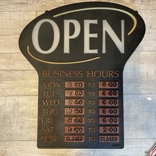 Open sign newon for sale  Davenport