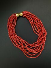 Collana vintage corallo usato  Brescia