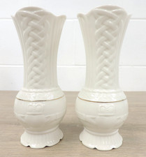 Pair belleek claddagh for sale  COLCHESTER