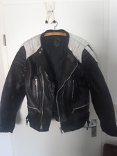 Vintage leder motorradjacke gebraucht kaufen  Bielefeld