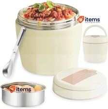 Recipiente térmico BORDEAG para alimentos, lancheira térmica de 1,2 L off white comprar usado  Enviando para Brazil