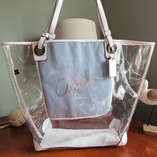 Coach clear vinyl for sale  New London