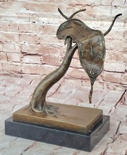 Reloj Dali Estilo Fusión Bronce Estante Entretenido Conversación Pieza Venta comprar usado  Enviando para Brazil