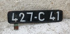 Plaque immatriculation ancienn d'occasion  Blois