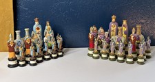 Piezas de ajedrez vintage hechas a mano/pintadas a mano  segunda mano  Embacar hacia Mexico