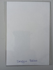Sergio brio autografo usato  Genova