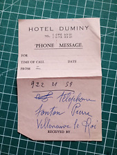 Az422 duminy hotel d'occasion  Expédié en Belgium