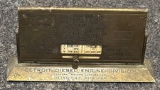 1940 General Motors Detroit Divisão de Motor Diesel "Slydit" Latão Dsk Calendário🔥 comprar usado  Enviando para Brazil