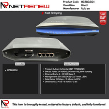 Adtran 1172832g1 netvanta for sale  Carlstadt