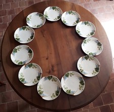 Assiettes barbotine faïence d'occasion  Cozes