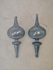 Finial glass baubles for sale  ROTHERHAM