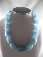 Collana donna acquamarina usato  Genova