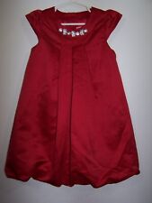 Vestido Gymboree Ocasión Especial Vacaciones Navidad Rojo con Estrás Talla 4T segunda mano  Embacar hacia Mexico