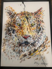 Framed original tiger for sale  Wharton