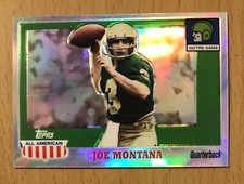 2005 TOPPS REFRATOR CROMADO ALL-AMERICAN JOE MONTANA #44/55 EX! NOTRE DAME IRLANDESA comprar usado  Enviando para Brazil