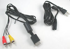 Kit de conexão SUPER SLIM PS3 Playstation 3 cabo de alimentação composto RCA AV cabo comprar usado  Enviando para Brazil