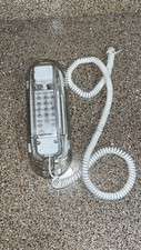 Telefone fixo vintage retrô telefone de parede transparente Rhonda somente telefone não testado comprar usado  Enviando para Brazil