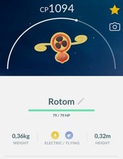 Pokémon Go — Fan Rotom — Trade-20kstardust comprar usado  Enviando para Brazil