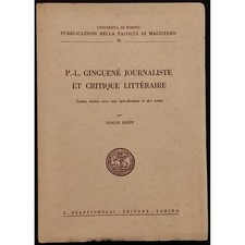 Ginguené journaliste critique usato  Alessandria