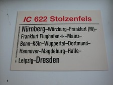 Zuglaufschild 622 stolzenfels gebraucht kaufen  Hamm