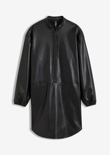 Lederimitatkleid schwarz damen gebraucht kaufen  Deutschland