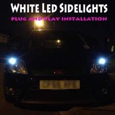 Lâmpadas laterais de LED branco xenônio Ford Fiesta Mk6 Mk 6 ST 2002-2008 comprar usado  Enviando para Brazil