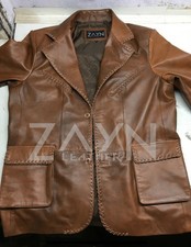 Blazer marron ancien d'occasion  Expédié en France