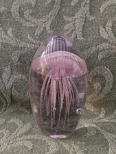 Glass pink jellyfish for sale  ALCESTER