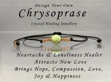 Chrysoprase healing bracelet for sale  KNUTSFORD