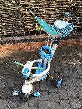 Smart trike blue for sale  BIRMINGHAM