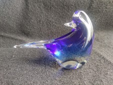 Blue glass bird for sale  CANNOCK
