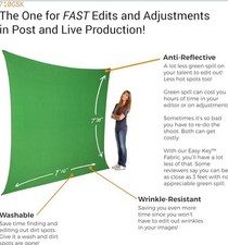 Portable green screen for sale  Warminster