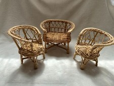Vintage 70s wicker for sale  LONDON