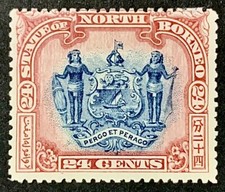 North borneo 1897 d'occasion  Auneau