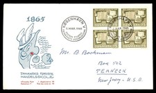 Máquina de tinta Mayfairstamps Dinamarca FDC 1965 papelada Handelsskolen primeiro dia Cov comprar usado  Enviando para Brazil
