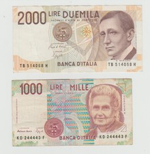 Italy 2000 lire gebraucht kaufen  Hausach